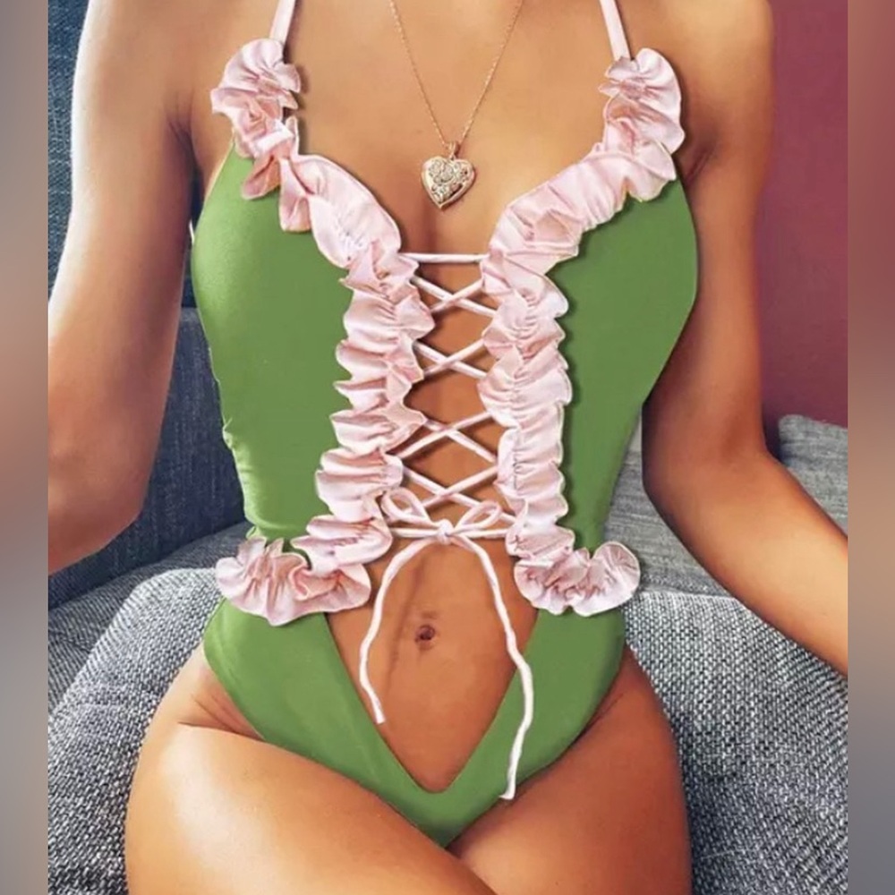One piece sexy swimsuit